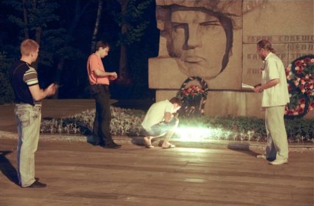Зажжение свечей в память жертвам ВОВ